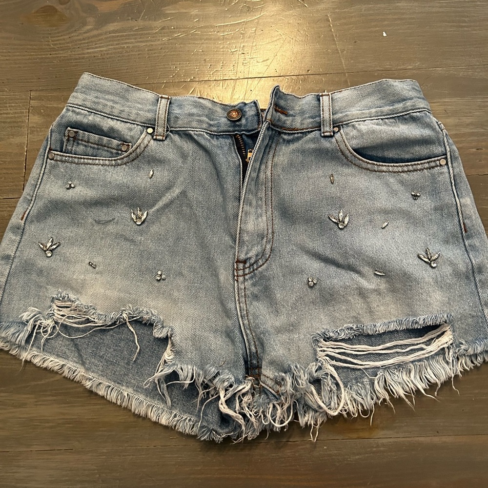 bedazzled shorts